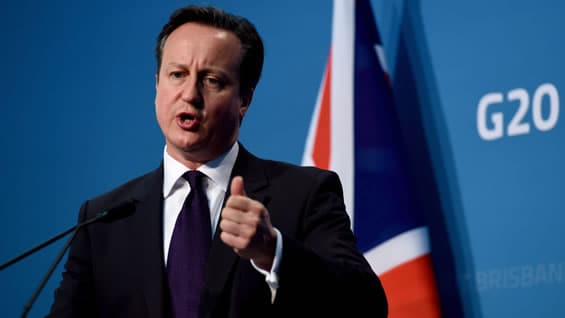 David Cameron informó que tomará medida contra jóvenes que viajen a Siria a luchar por el EI. Foto: AFP.