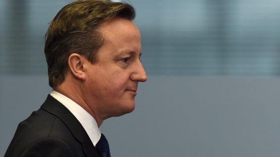 David Cameron, primer ministro británico. Foto AFP