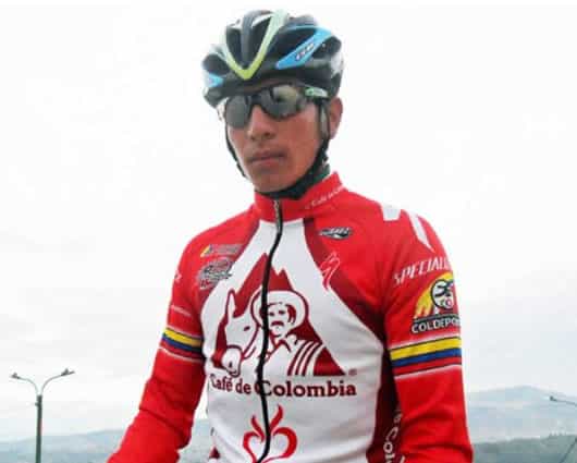 Dayer Quintana, ciclista colombiano. Foto: archivo