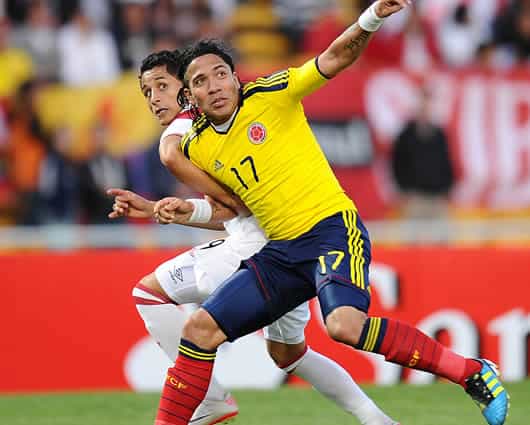 Dayro Moreno ha sido tres veces goleador del fútbol colombiano. Foto: AFP