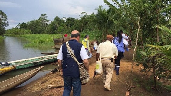 La Defensoría informó que la guerrilla del ELN reclutó a nueve menores de edad. Foto: @DefensoriaCol.