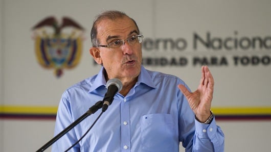 Humberto de la Calle, jefe del equipo negociador del Gobierno. Foto: AFP