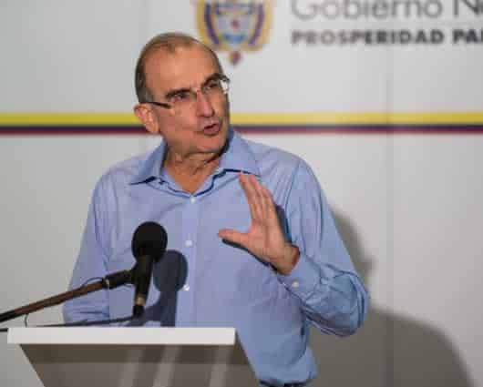 Humberto de la Calle, jefe negociador del Gobierno en los diálogos de paz. Foto. AFP.