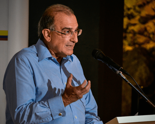 El jefe del equipo negociador del Gobierno, Humberto de la Calle. Foto: AFP.