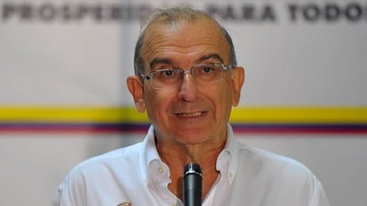 El jefe del equipo negociador del Gobierno, Humberto de la Calle. Foto: AFP.