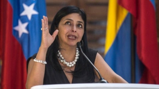 Delcy Rodríguez, canciller de Venezuela. Foto: archivo
