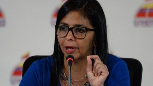 La vicepresidenta de Venezuela, Delcy Rodríguez. Foto: AFP