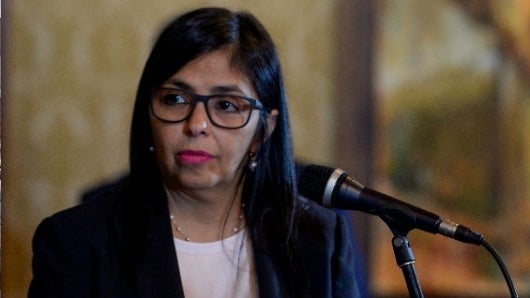 Delcy Rodríguez, canciller de Venezuela. Foto: archivo AFP