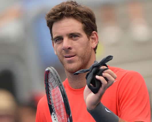 Juan Martín del Potro, tenista argentino. AFP