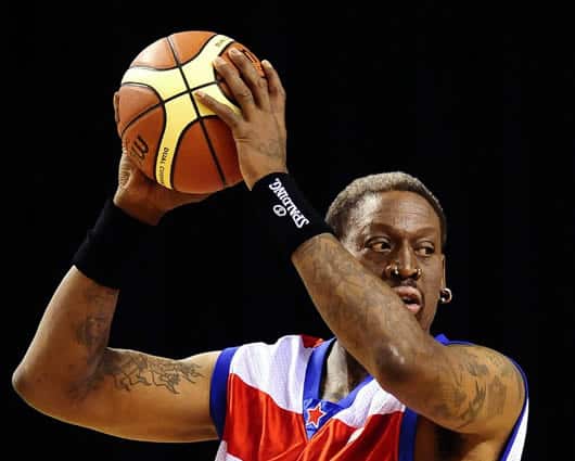 Dennis Rodman será el principal invitado. Foto: AFP