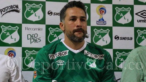 Mario Alberto Yepes, nuevo DT del Cali. Foto: @AsoDeporCali en Twitter.