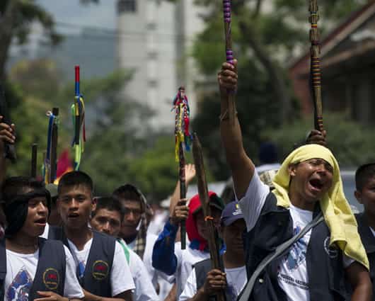 "La Habana no es el lugar donde se discuten los derechos de las comunidades indígenas" aseguró Jaramillo / AFP