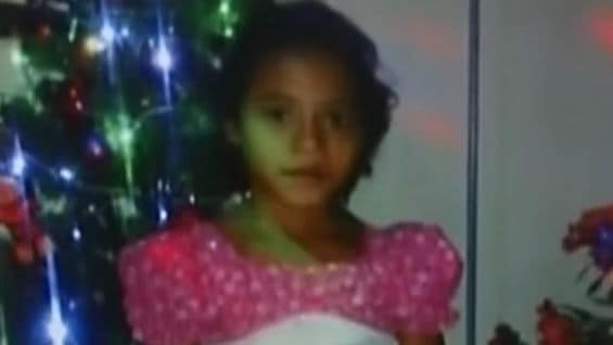 La menor desaparecida.