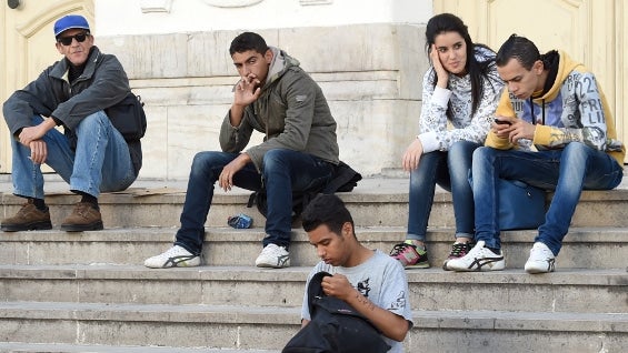 La cifra de desempleo juvenil aumentó. Foto: AFP.