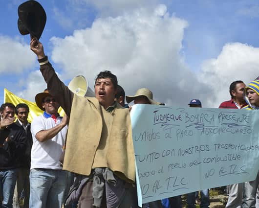 Comerciantes de Corabastos anunciaron que se unen a las protestas campesinas en el país.