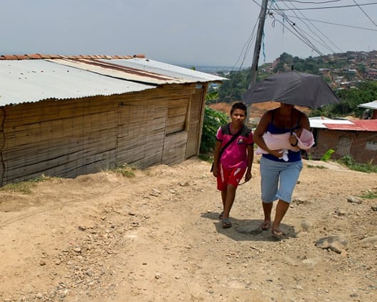 Los desplazados aseguran que les cortaron el subsidio anual de 500.000 pesos. Foto: archivo AFP