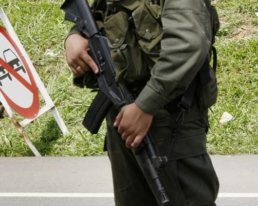 Las personas desplazadas por la violencia no quieren volver a sus comunidades. Foto: AFP