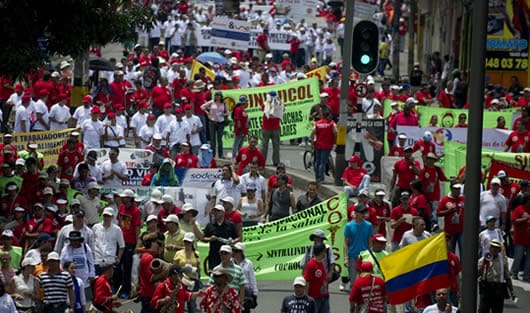 Así se vivió hace un año el Día del Trabajo en Medellín. Foto de archivo.
