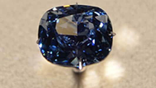 Cada año se descubre un diamante azul de entre dos y cuatro quilates Foto: AFP