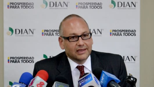 El director encargado de la Dian, Christian Jaramillo. Foto: Dian.