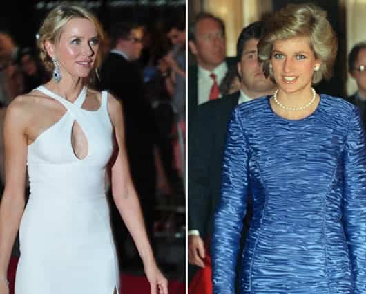 Naomi Watts encarnará a la princesa Diana. Foto: AFP