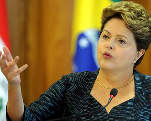 Dilma Rousseff, presidente de Brasil. Foto: AFP