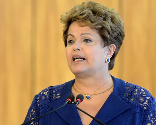 La presidenta de Brasil, Dilma Rousseff. Foto: AFP.