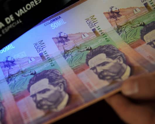 La millonaria suma sería del frente 48 de las Farc. Foto: AFP.