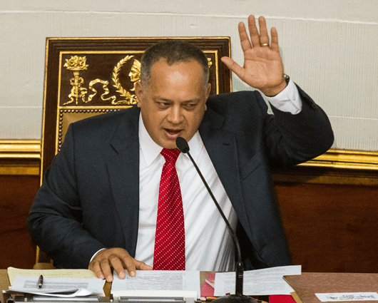 Diosdado Cabello, presidente del Parlamento de Venezuela. Foto: EFE