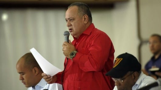El diputado venezolano Diosdado Cabello. Foto Agencia AFP