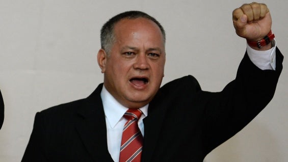 Diosdado Cabello, presidente de la Asamblea Nacional de Venezuela. Foto: AFP.