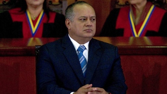 Diosdado Cabello, presidente de la Asamblea Nacional de Venezuela. Foto: AFP.