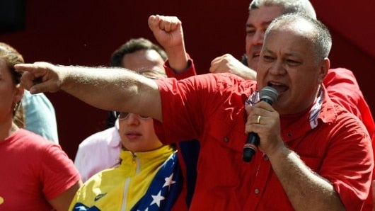 Diosdado Cabello. Foto: AFP