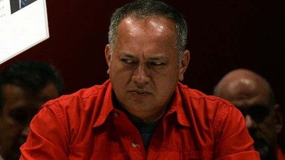 Diosdado Cabello, presidente de la Asamblea Nacional de Venezuela. Foto AFP