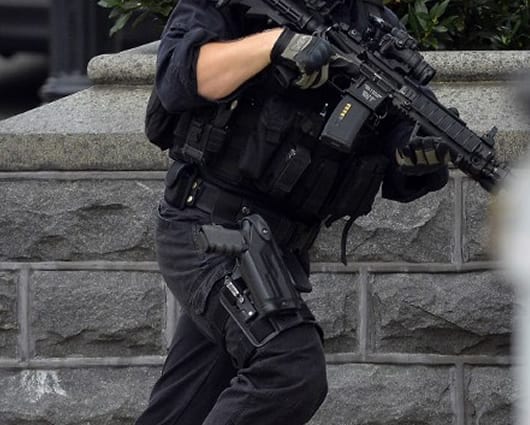 El tiroteo empezó, al parecer, por una discusión entre los soldados. Foto: AFP