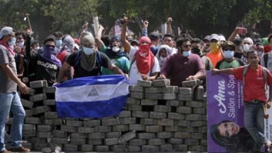 Los manifestantes buscan tumbar al Gobierno. Foto: AFP