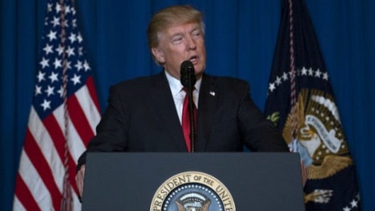 Donald Trump, presidente de Estados Unidos. Foto: AFP