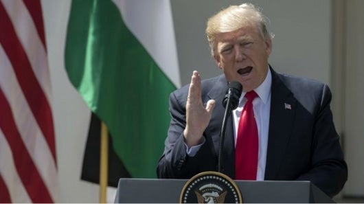 Donald Trump, presidente de Estados Unidos. Foto: EFE