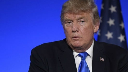 Donald Trump, presidente de Estados Unidos. EFE/Julien de Rosa