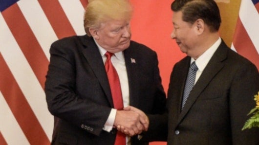 Los presidente Donald Trump y Xi Jinping. Foto: AFP