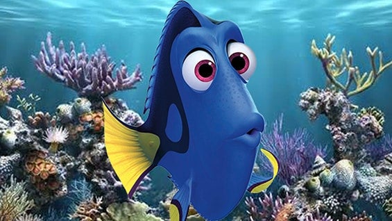 Dory. Foto: Disney Pixar (Facebook)