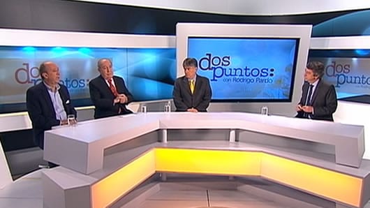 Los juristas Juan Manuel Charry, Jaime Bernal Cuéllar y Ramiro Bejarano. Foto: Noticias RCN.