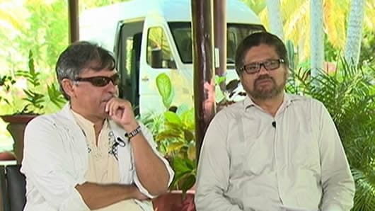 'Jesús Santrich' e 'Iván Márquez' hablaron en Dos Puntos con Rodrigo Pardo. Foto: NoticiasRCN.com