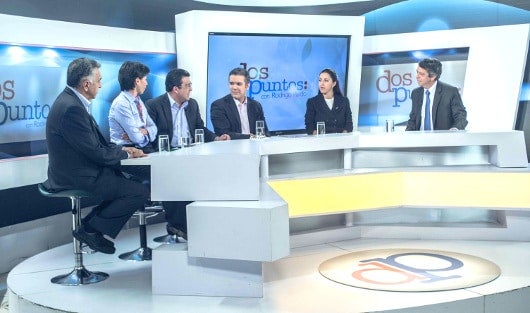 En Dos Puntos, análisis de los resultados de la Gran Encuesta. Foto: Noticias RCN.