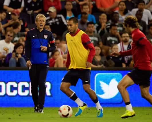 Jürgen Klinsmann, seleccionador de Estados Unidos. Foto: AFP