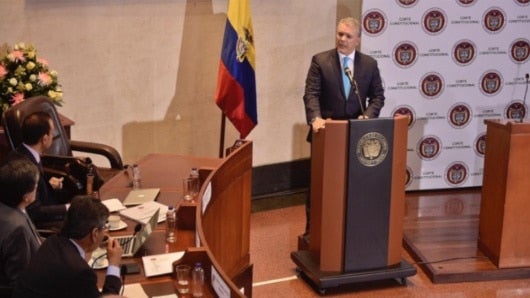 El presidente Iván Duque.