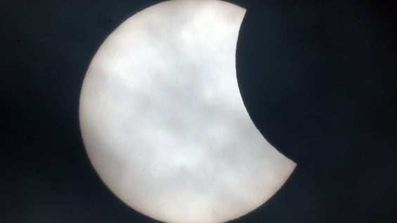Eclipse solar. Foto: AFP