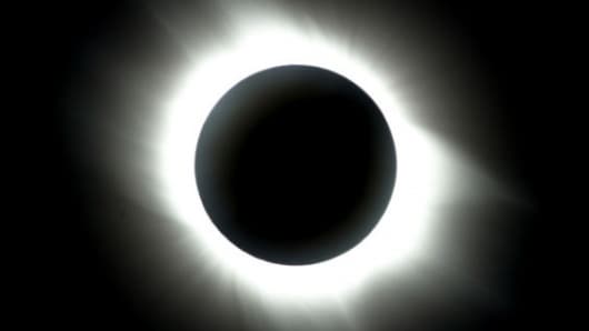 Eclipse solar. Foto: Cem Turkel / AFP