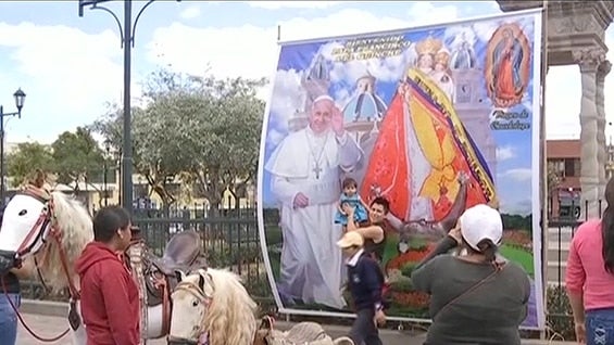 El pontífice estará tres días en Ecuador, con agenta en Quito y Guayaquil. Foto: NoticiasRCN