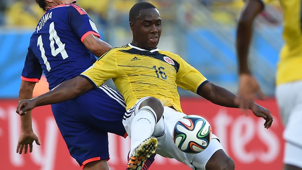 Álvarez Balanta se lesionó en el partido del último jueves en el que River Plate igualó como local 1-1 ante el peruano Juan Aurich. Foto AFP
